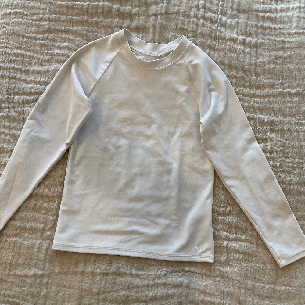 White Minnow Rashguard Shirt